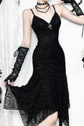 Fitted Velvet Gothic Dress