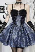Halloween Two-Tone Gothic Dress