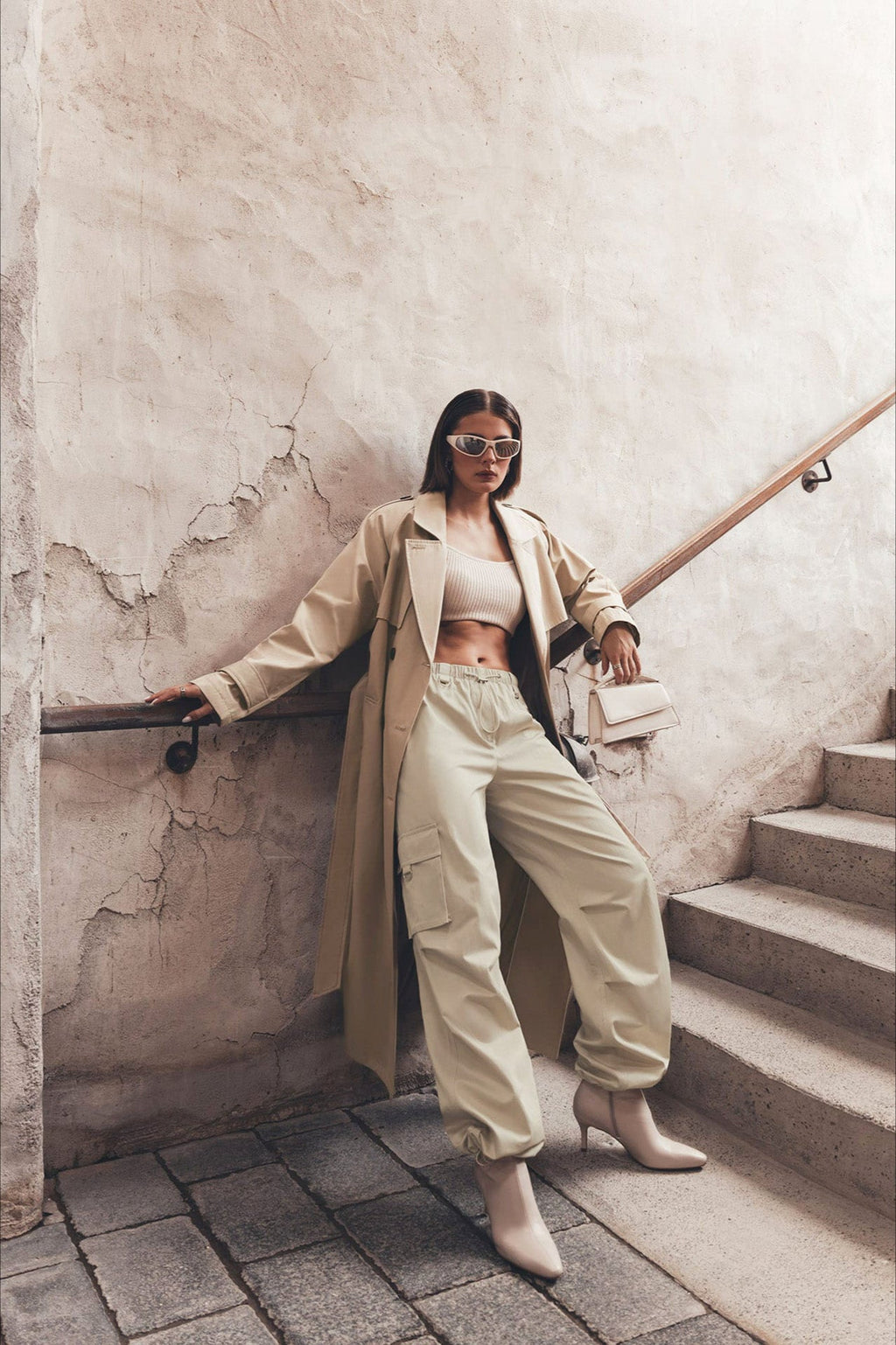 Drawstring Wide-Leg Pant