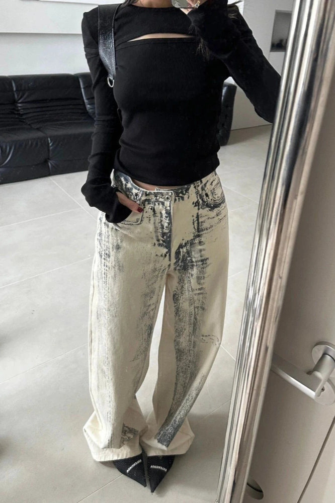 Straight Tie Dye Vintage Jean