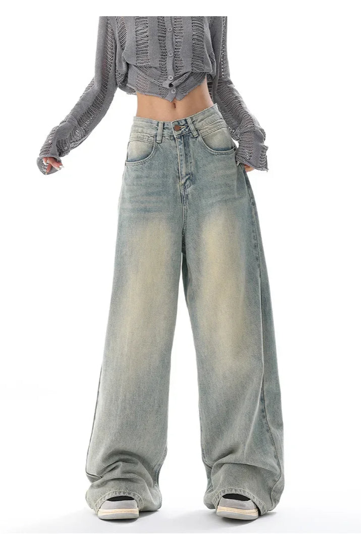 Vintage Wide Leg High Waist Jean