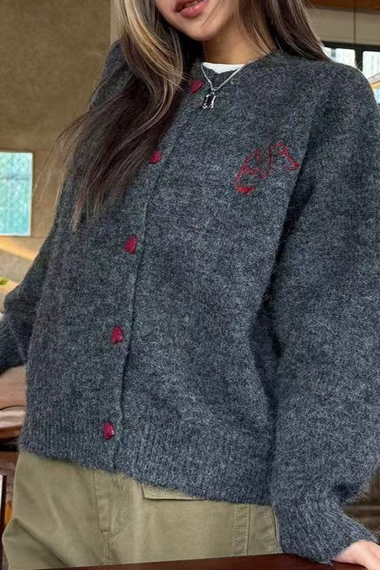 Loose Round Neck Knit Sweater