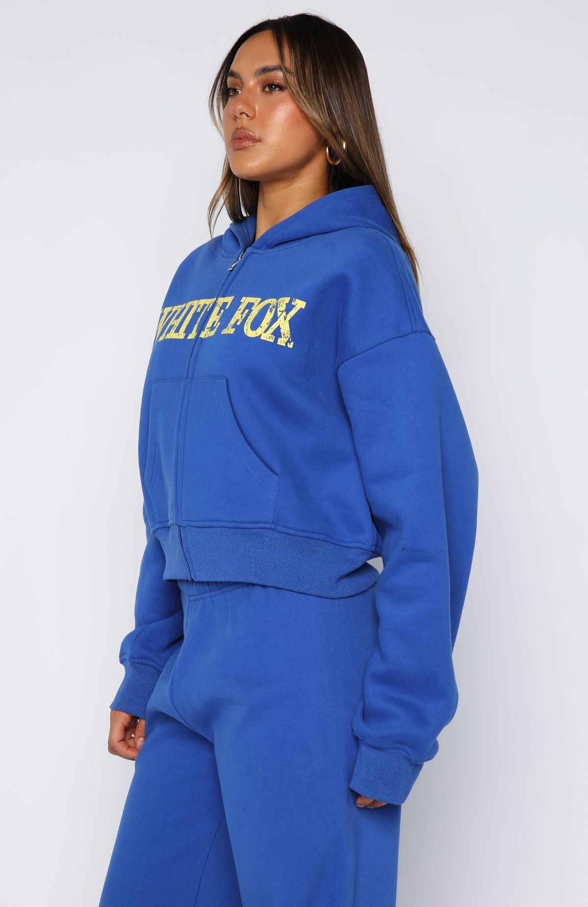 Brand New Start Boxy Electric Blue Hoodie