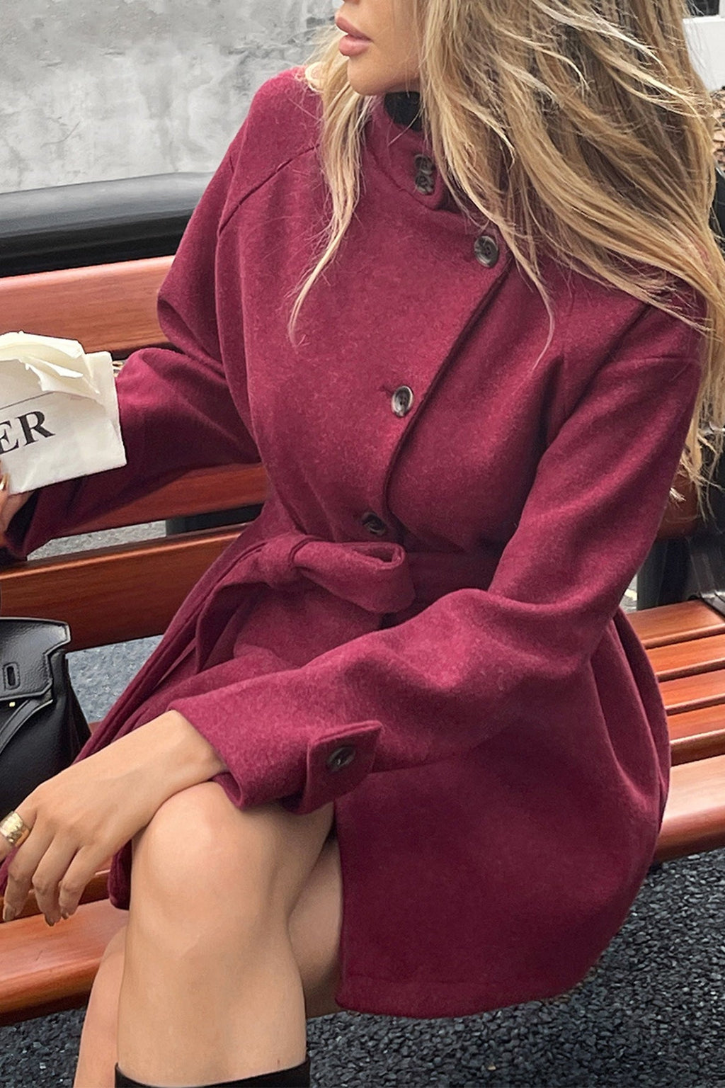 Casual Long Sleeve Sweater Coat