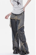 High Waist Wide Leg Workwear Jean