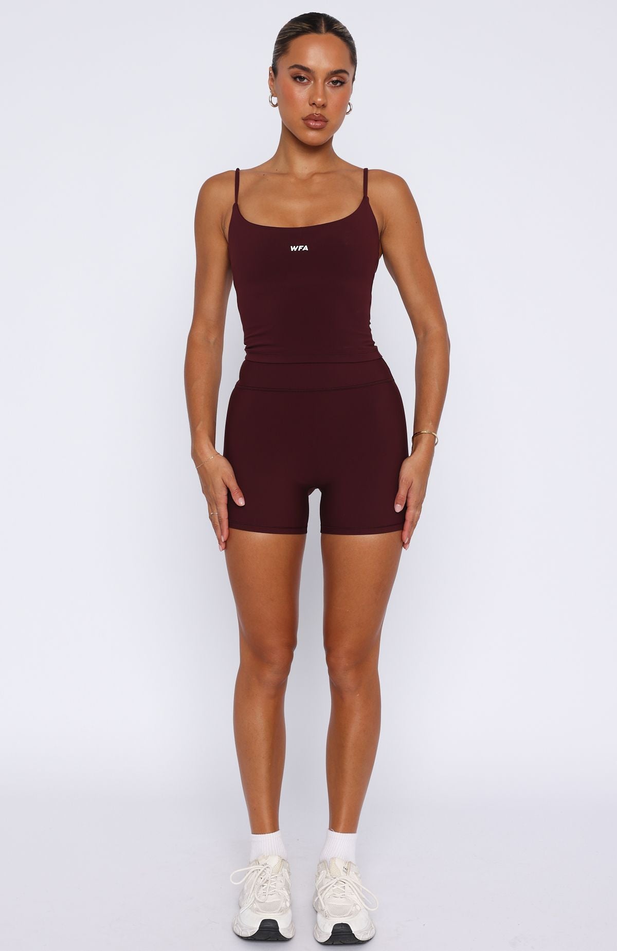 Merlot Keep Up High Waist Fit Short
