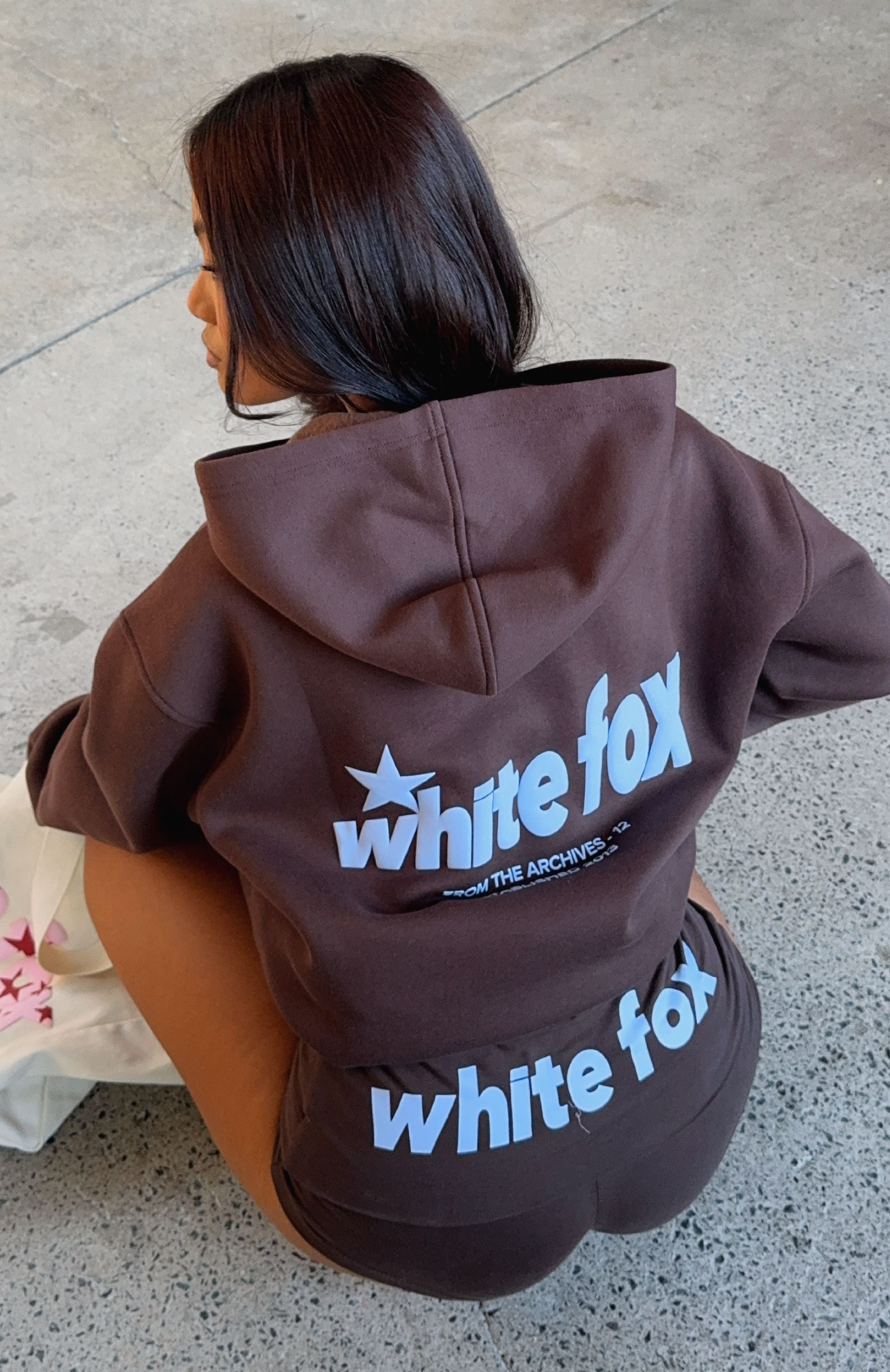 From Archives Charli Oversized Chocolate Hoodie
