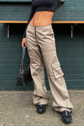 High-Rise Loose Multi-Pocket Pant