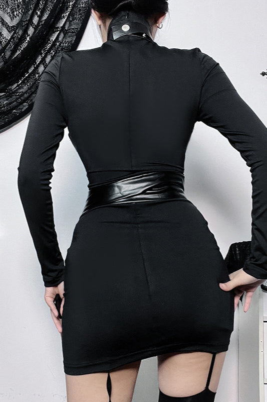 Slim Mini Gothic Dress