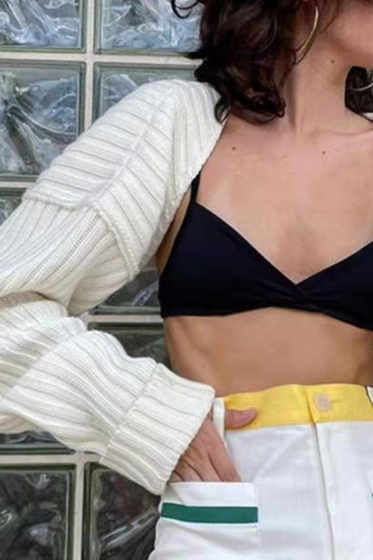 Graceful Slim Knit Sweater