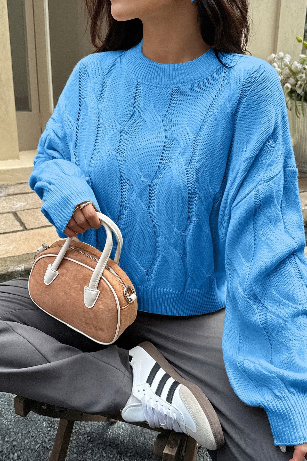 Long Sleeve Knitted Base Sweater