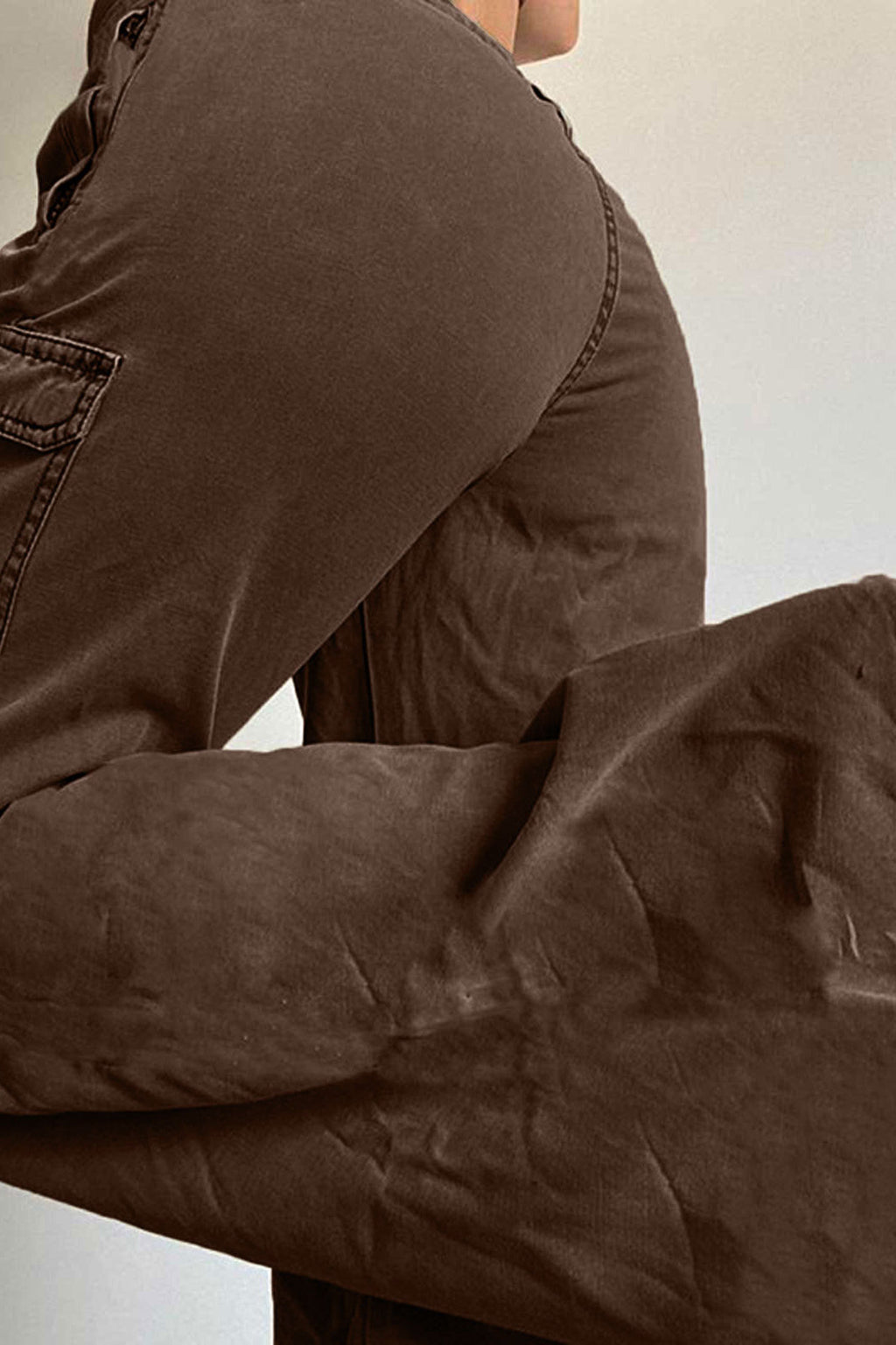 Vintage High-Rise Drawstring Pant