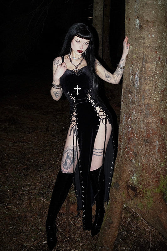 Tailored Split Gothic Dress