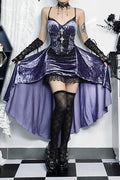 Dark Elegant Purple Gothic Dress