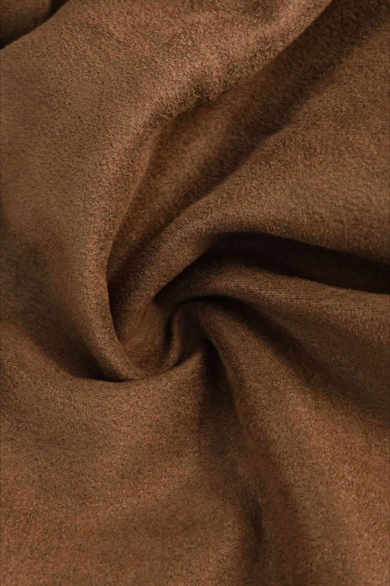 Retro Brown Belted Long Coat