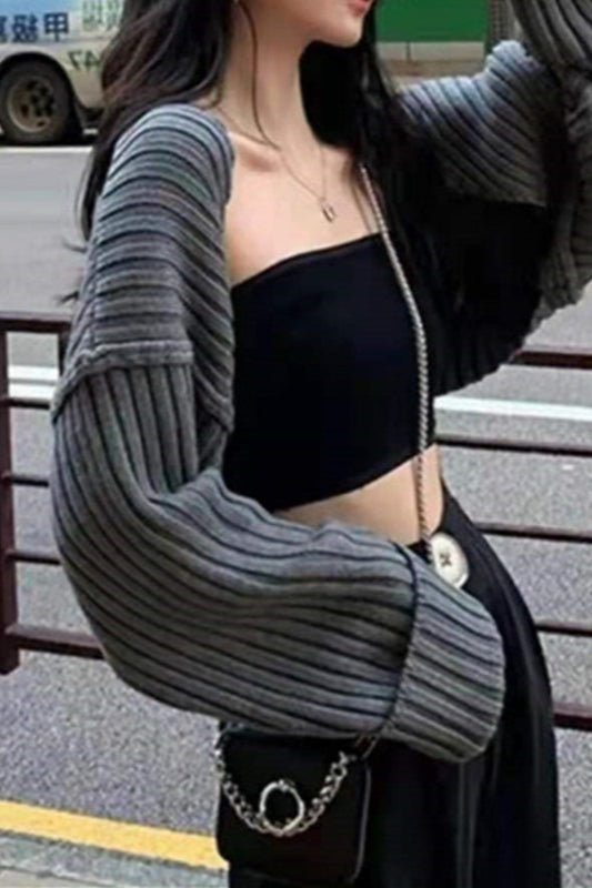 Graceful Slim Knit Sweater