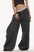 Y2K Retro Gray Military Pant