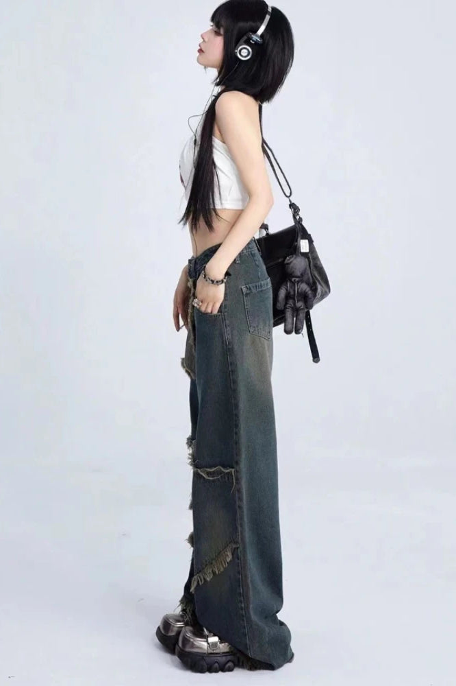 Vintage Star Wide Leg Jean