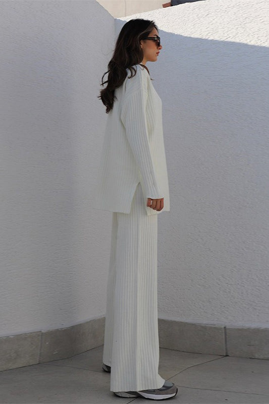 Elegant High Neck Knit Sweater