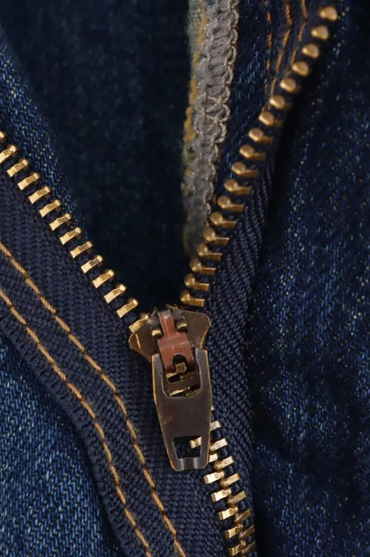 Asymmetric High Waist Straight Jean