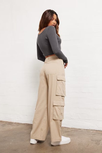 Retro American High-Rise Straight Pant
