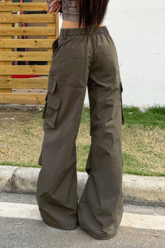 Army Green High-Rise Pant