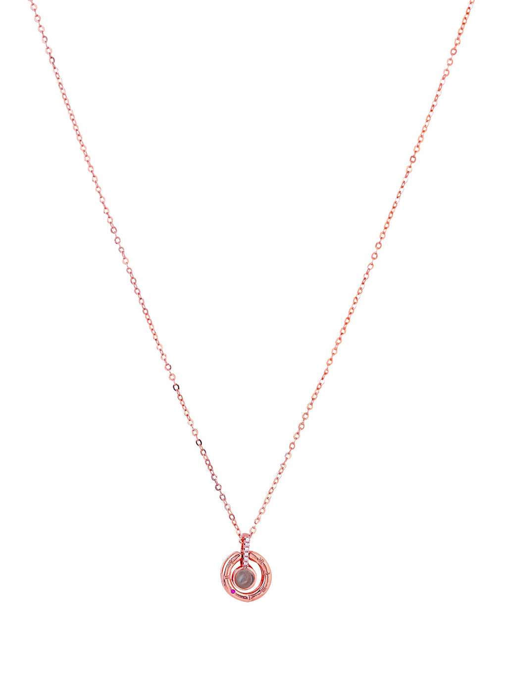 Rose Gold I Love You Pendant Necklace