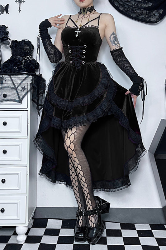 Tailored Train Gothic Dress