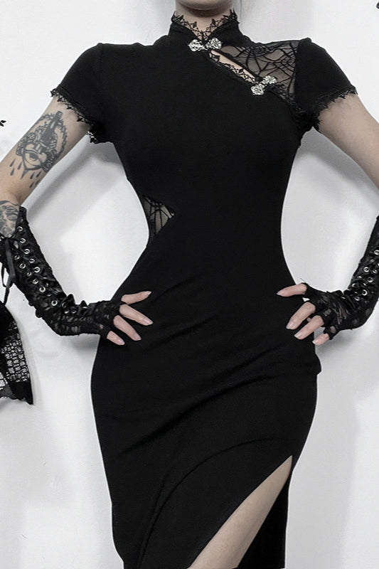 Graceful Fusion Gothic Dress