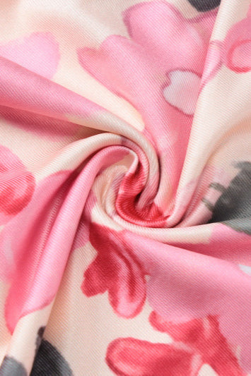 Slim Strap Printed Floral Dress