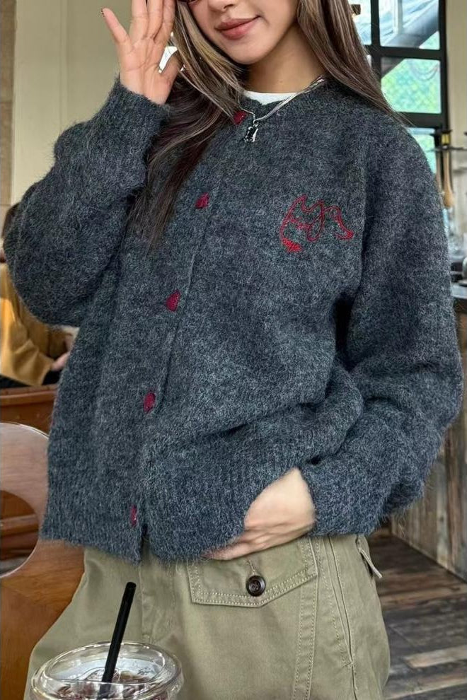 Loose Round Neck Knit Sweater