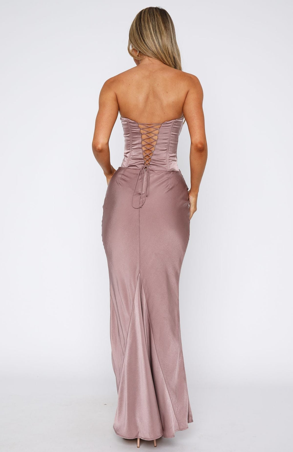 Mocha Love This Feeling Elegant Maxi Dress