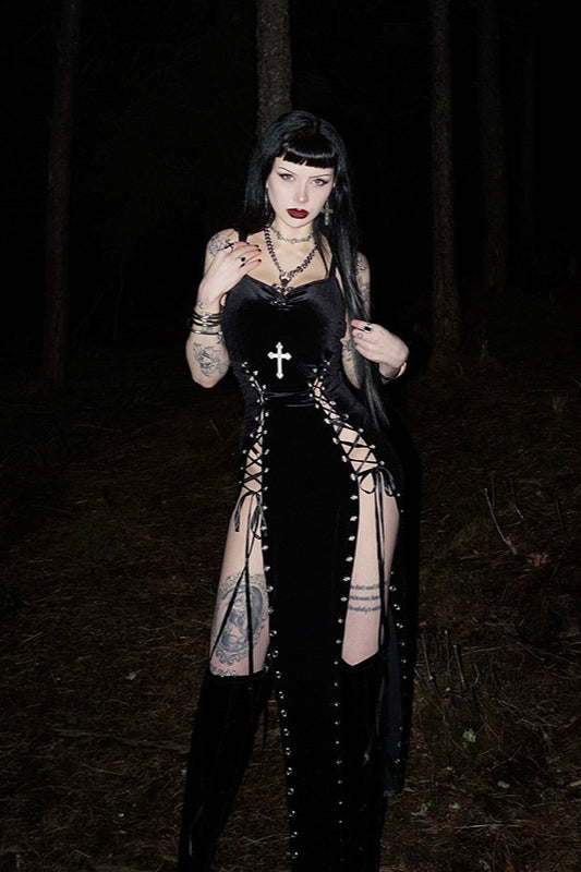 Tailored Split Gothic Dress
