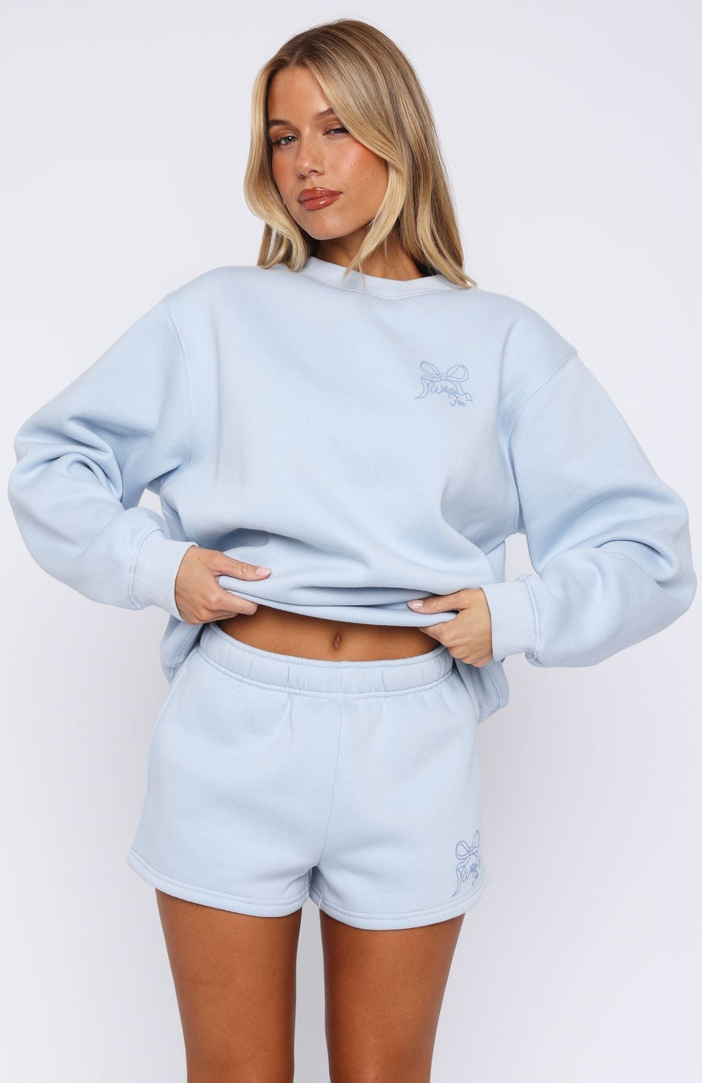 Baby Blue Love You Forever Lounge Short