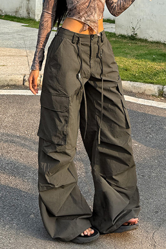 Army Green High-Rise Pant