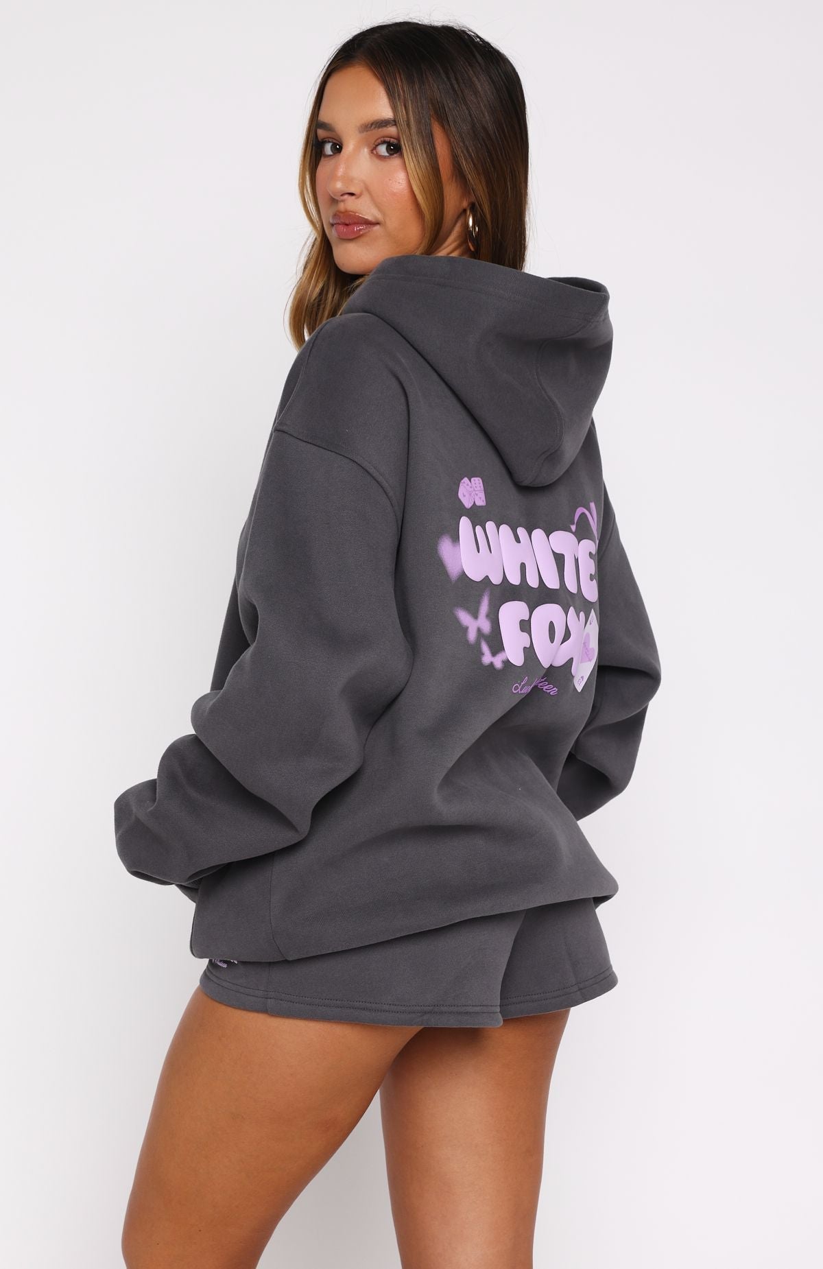 Lucky Thirteen Stephanie Oversized Volcanic Hoodie