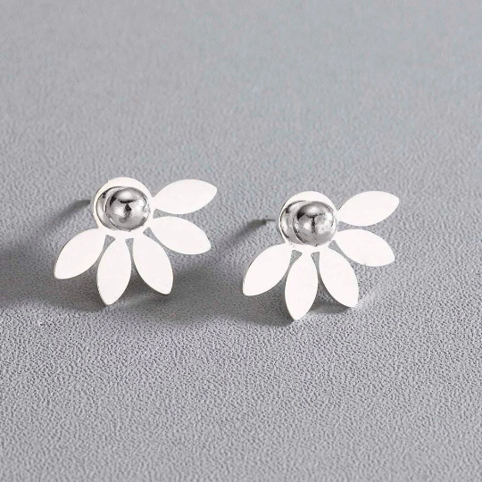 Lotus Petal Ear Jacket Earring