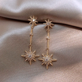 Starburst Crystal Dangle Earring