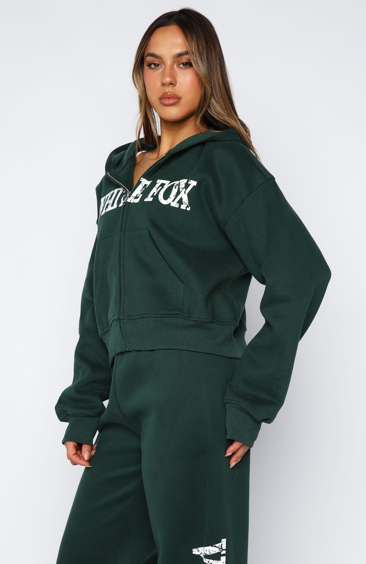 Brand New Start Boxy Forest Green Hoodie