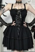 Strap Dress Cover Gothic Dress