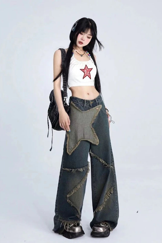 Vintage Star Wide Leg Jean