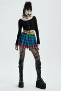 Black Mesh Hollow Slim Denim Chic Mini Dress