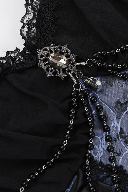 Halloween Two-Tone Gothic Dress