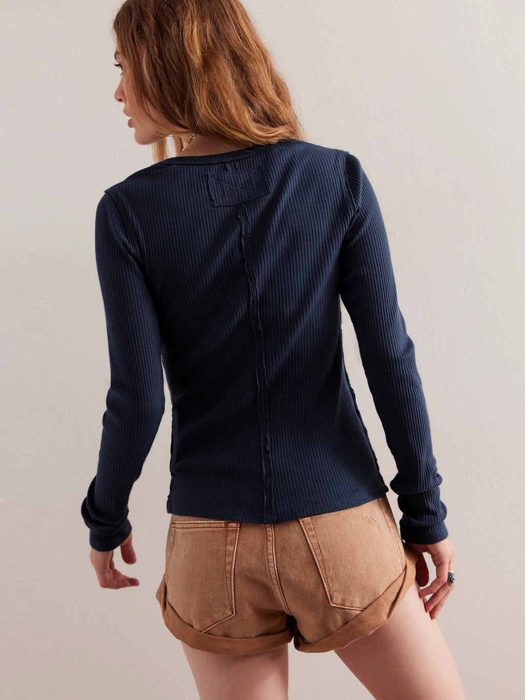 Buttoned Textured Knit Cardigan