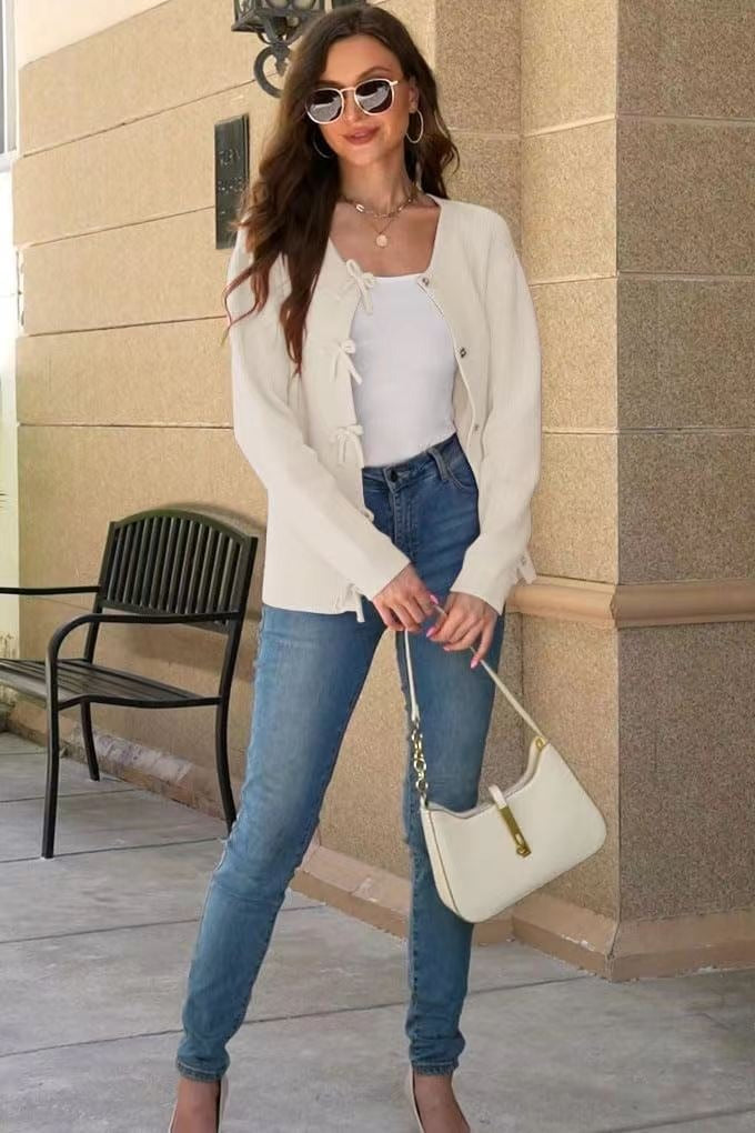 Cozy Knit Long-Sleeve Cardigan