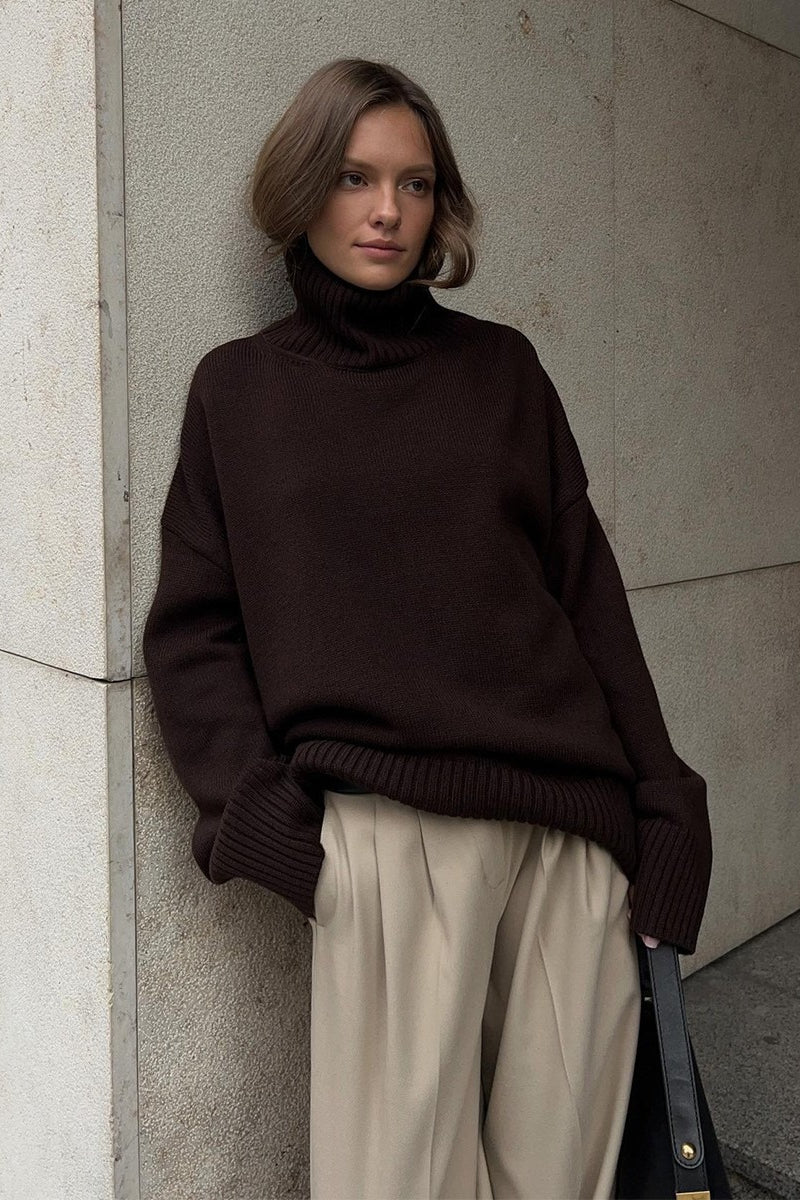 Oversized Turtleneck Sweater
