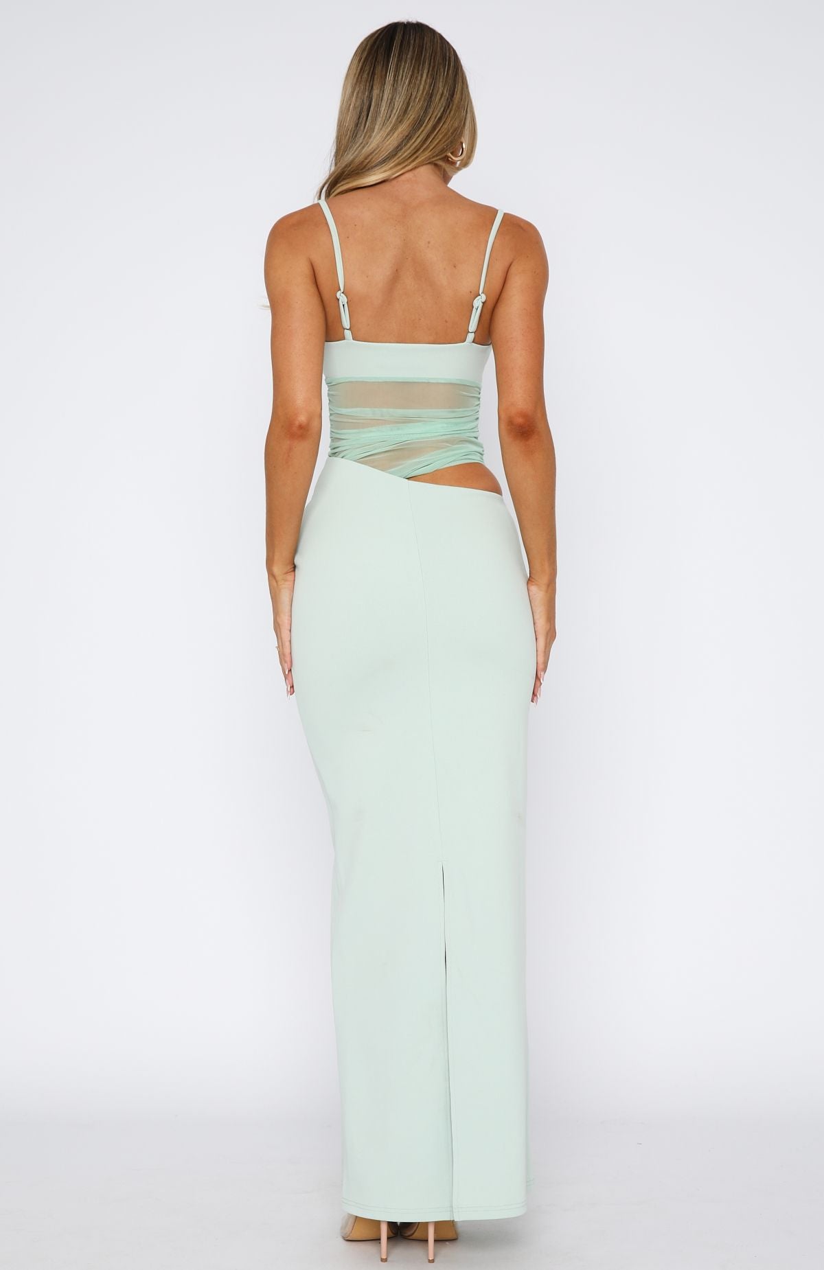 Mint Green Chic Elegant Maxi Dress