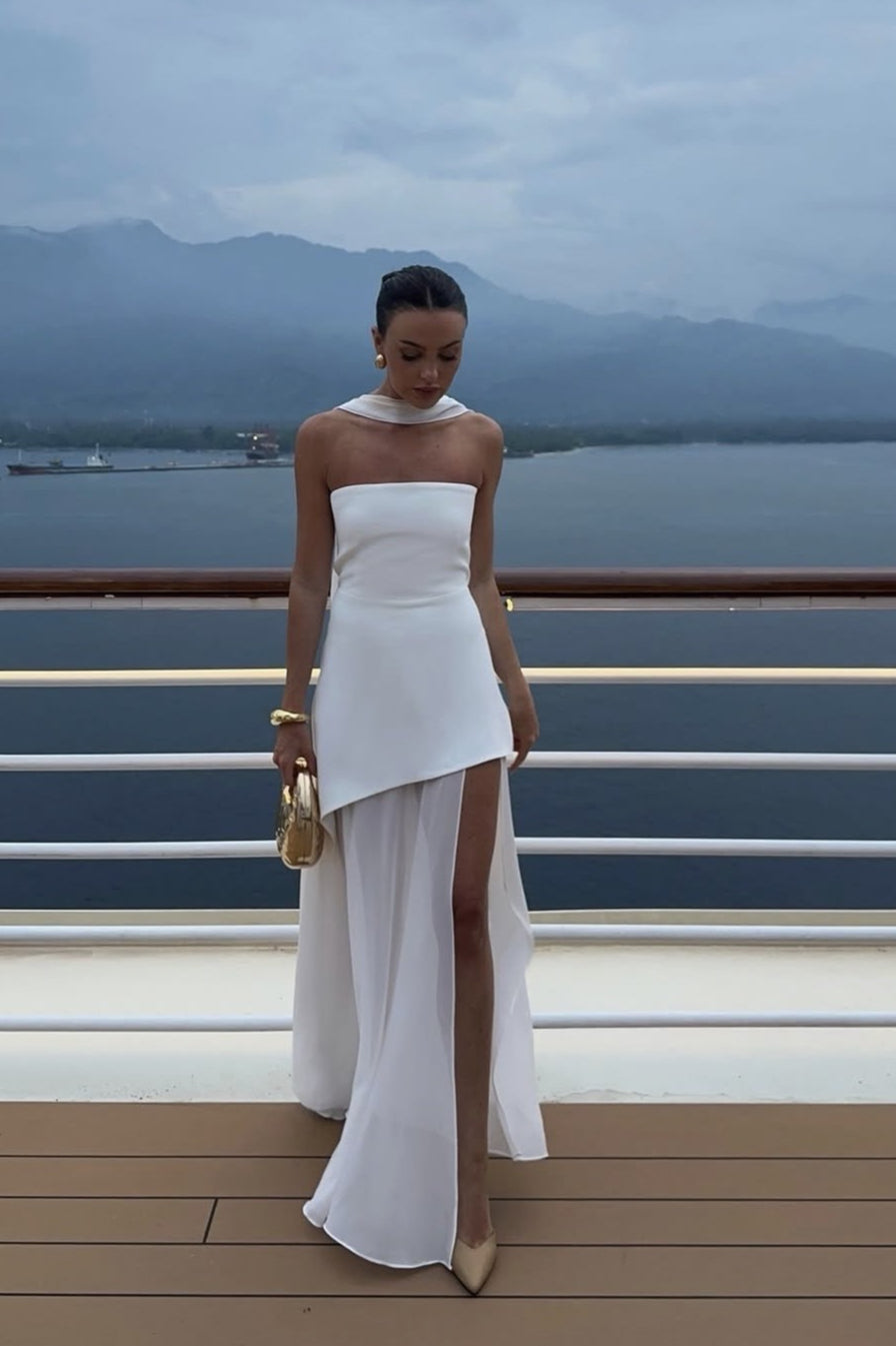 Refined Strapless Sleeveless Maxi Dress