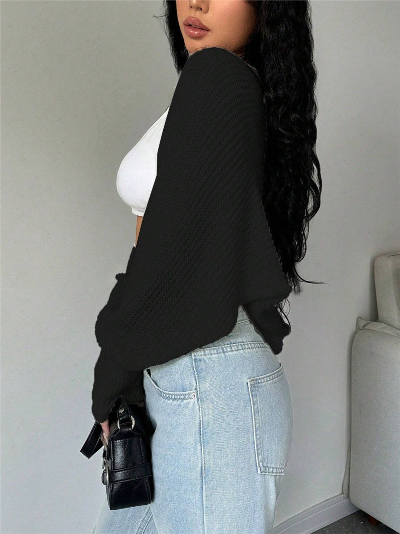 Relaxed Knit Shrug Cardigan