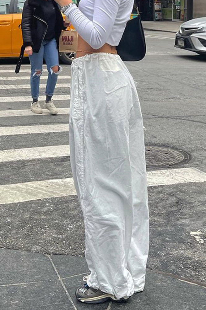 Trendy Low-Rise Drawstring Pant